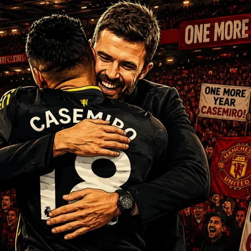 One more year Casemiro? Carrick vrátil United do Ligy majstrov
