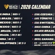 Breaking Down The 2026 Volleyball World Beach Pro Tour Schedule
