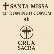 ✝️🙏 Santa Missa – 12º Domingo do Tempo Comum | 9h 🙏✝️ 21 de Junho de 2025