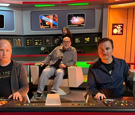 All Access And Shuttle Pod Visit The Star Trek Original Series Set Tour
