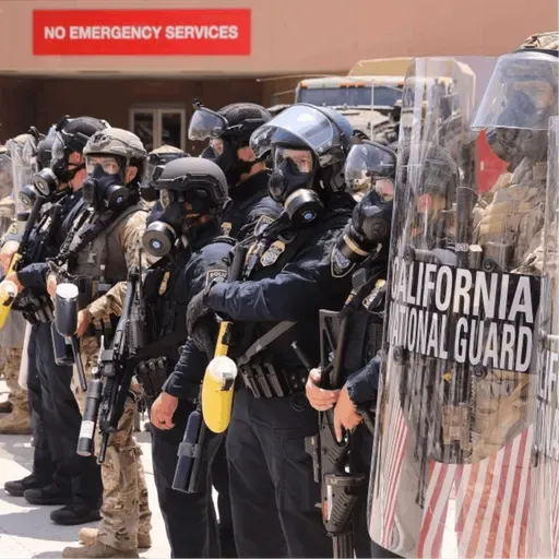 Protesters clash with National Guard in Los Angeles as Trump pledges "law and order"