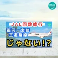 【JALライフステータスプログラム】回数修行の王道！福岡ー宮崎路線レビュー