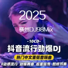 2026抖音新歌榜首首精选全国语DJ打碟套曲加速超嗨重低音车载CD1613(横州DJ98Mix)