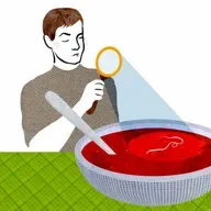 Das Haar in der Suppe suchen