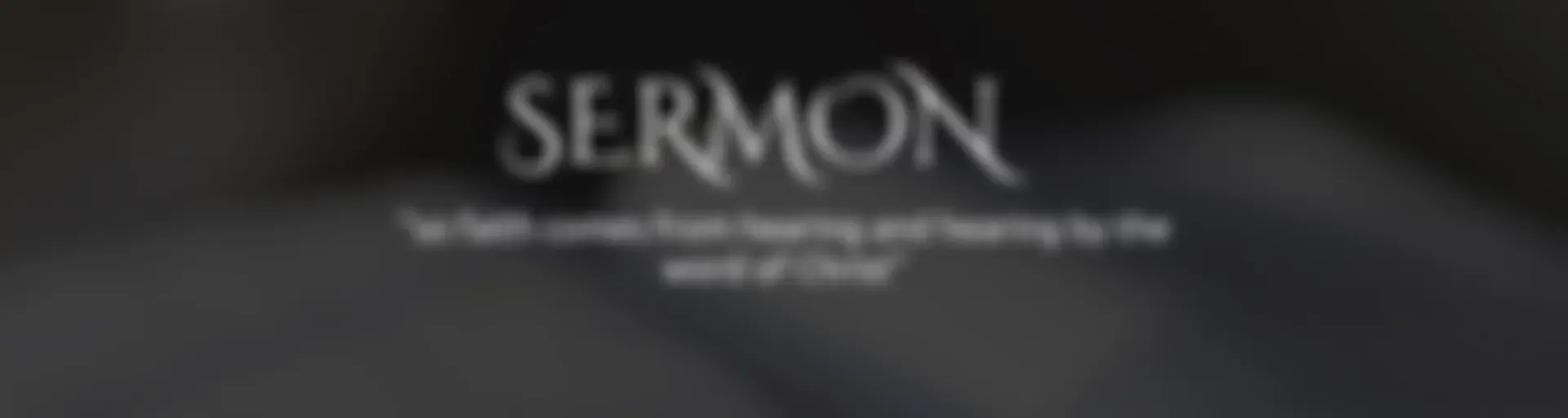 Sermons and Special Programs.