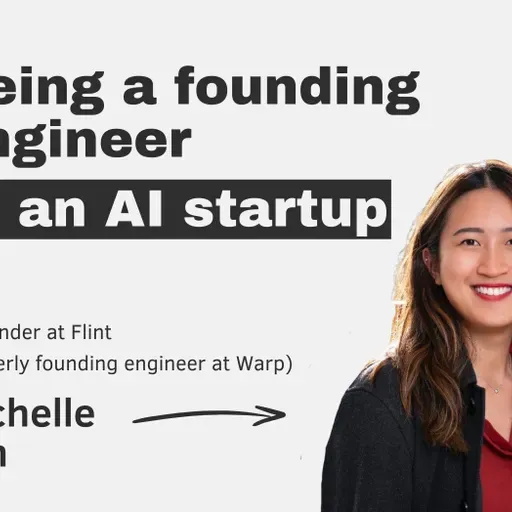 Being a founding engineer at an AI startup