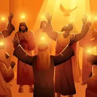 [ 8.1 廣東話聖經故事 - 數千人感動信主 ]..... 五旬節 | 門徒 | 聖靈降臨 | 彼得 | 傳揚基督 | 耶穌 | 十字架 | 復活 | 見證 | 悔改 | 罪得赦免 | 你聽我講