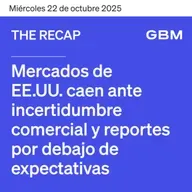 THE RECAP 22-10-25 | Mercados de EE. UU. caen ante incertidumbre comercial y reportes por debajo de expectativas