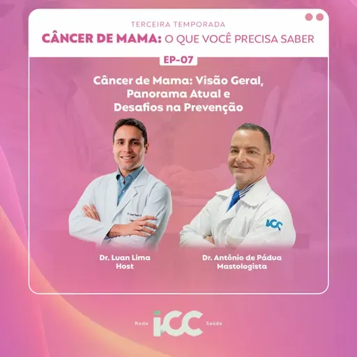 Ep 7 – Câncer de mama: visão geral, panorama atual e desafios na prevenção