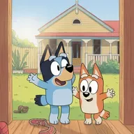 💙Bluey y el misterio del Zapato Perdido👟