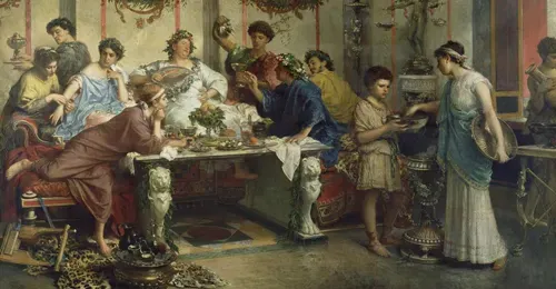 La alimentación en la antigua Roma.