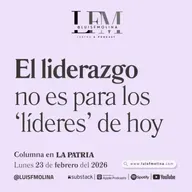 33. El liderazgo no es para los 'líderes' de hoy