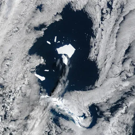 The last days of a giant iceberg