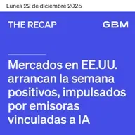 THE RECAP 22-12-25 | Mercados en EE. UU. Arrancaron la semana navideña positivos gracias a emisoras vinculadas a IA