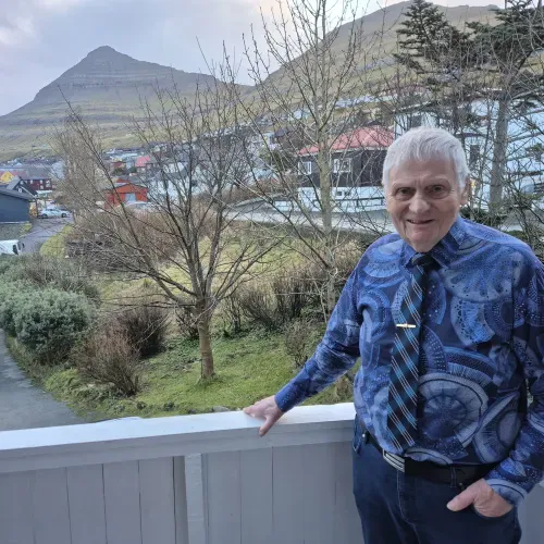 Við Tórði á túri í Krotugrøvini í Klaksvík