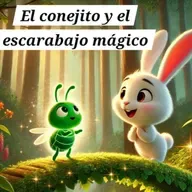 El conejito y el escarabajo mágico.