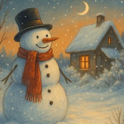 Povestea omului de zăpadă, de Hans Christian Andersen