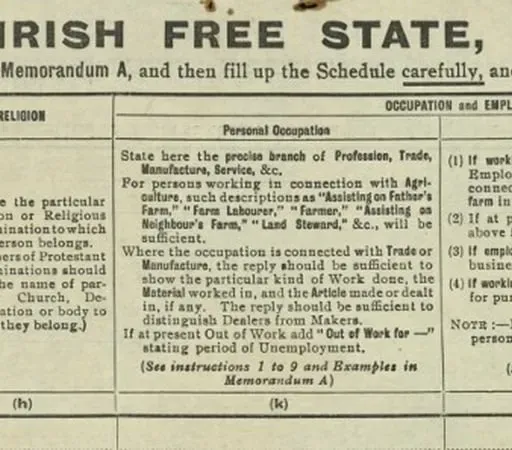 First census of Irish Free State to be released tomorrow