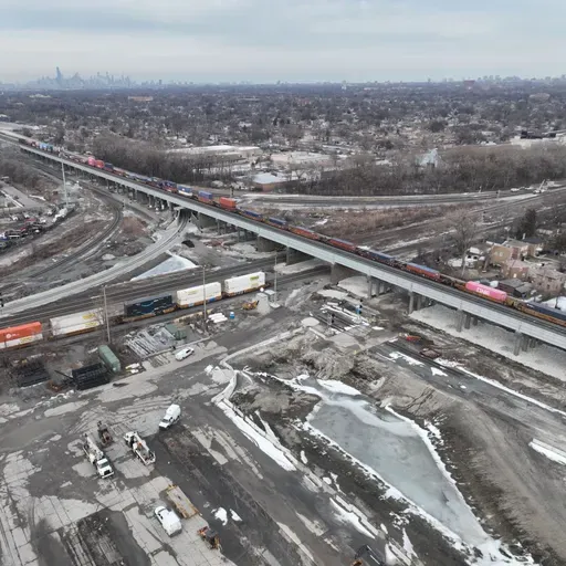 Trains Flying Over Trains – Reducing Rail Congestion in Chicago