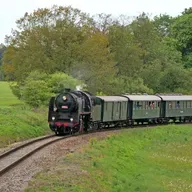 Z poutě na pouť parním vlakem 17. 5. 2026