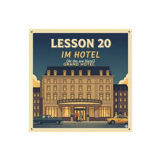 Lesson 20 | Im Hotel | At the Hotel | German A1 (Telugu)