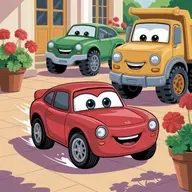 Prečo majú pneumatiky vzory? Poučný príbeh o červenom autíčku Blesku a tajomstve dezénu