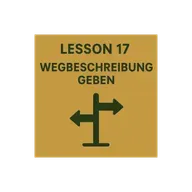 lesson 17 | Wegbeschreibung geben | Giving Directions | German A1 (Telugu)