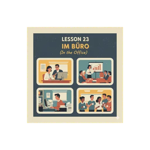 Lesson 23 | Im Büro | In the Office | German A1 (Telugu)