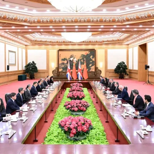 Leaders of China, UK agree to develop long-term, stable ties