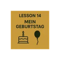 Lesson 14 | Mein Geburtstag | My Birthday | German A1 (Telugu)