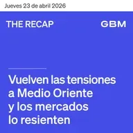 THE RECAP 23-04-26 |Vuelven las tensiones a Medio Oriente y los mercados lo resienten.
