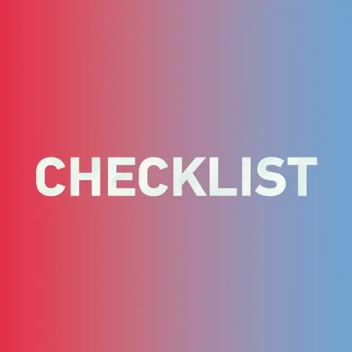 Special: How to say "checklist 清单" in Chinese?