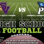 High School Football Week 1 Replay: Saginaw Swan Valley at Croswell-Lexington
