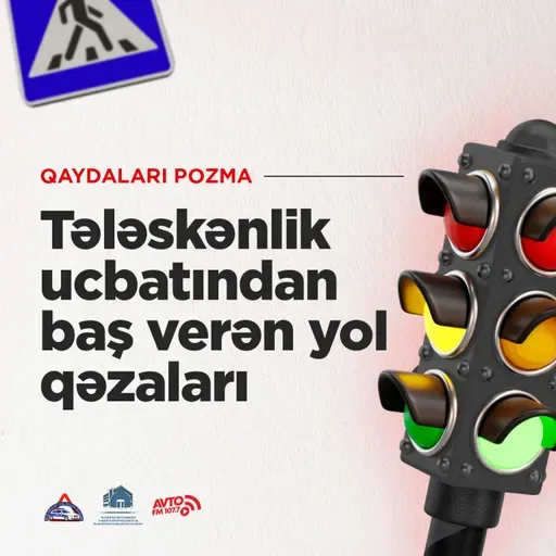 Tələskənlik Ucbatından Baş Verən Yol Qəzaları I Qaydaları pozma