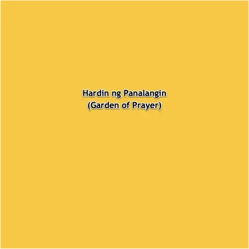 Hardin ng Panalangin (Garden of Prayer) 2025-04-24 18:00