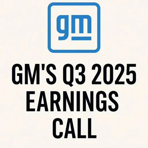 GM's Q3 2025 Earnings Call