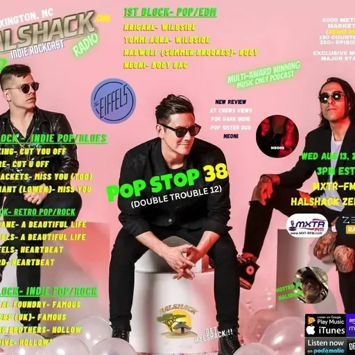 Episode 246: Halshack ep 38 (DOUBLE TROUBLE 12)---POP STOP 38 ---MXTR-FM--- Aug 13, 2025--theme about 2 for Tunesday- hosted by Halshack