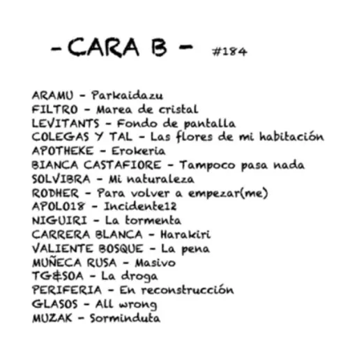 Cara B - 184