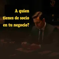 A quien tienes de socio en tu negocio?