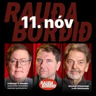 Rauða borðið 11. nóv - Vaxtasturlun, alþjóðamál, Grænland og ritlist