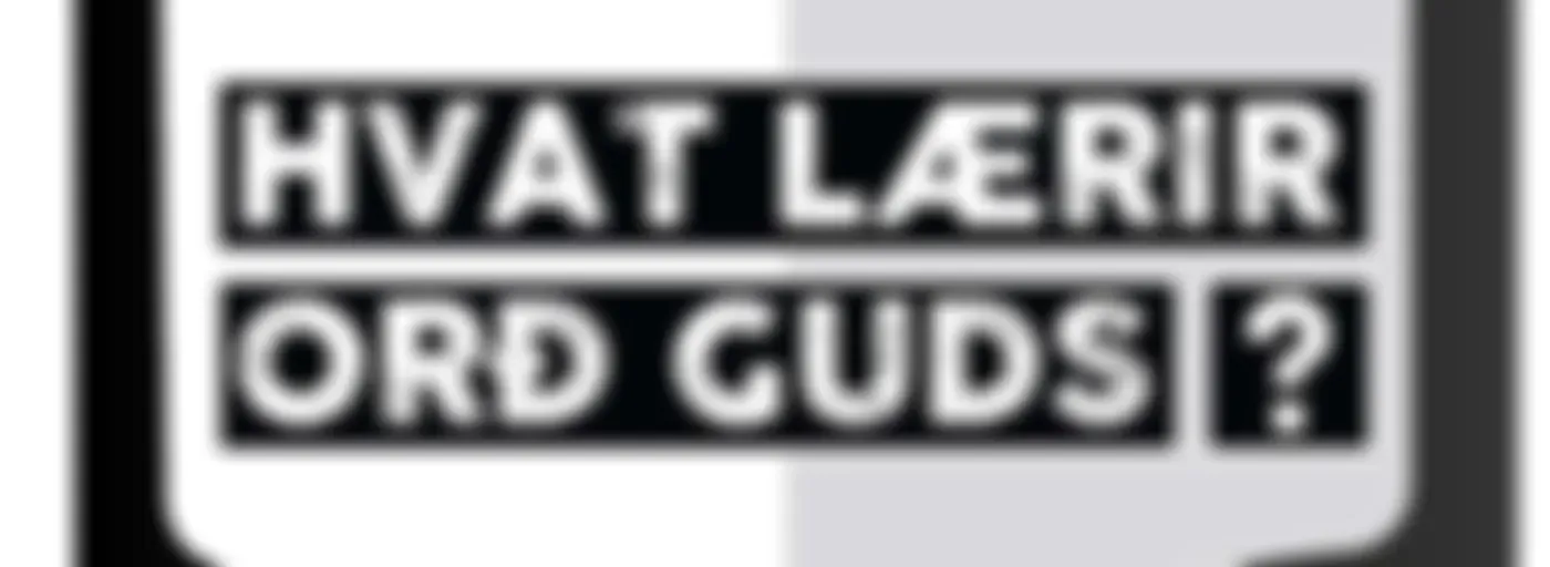 Hvat lærir orð Guds?