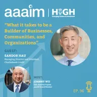 Sandor Hau, Managing Director and President, Charlesbank Credit "What it takes to be a builder of businesses, communities, and organizations"