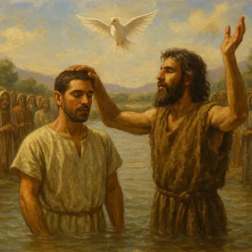 Jesu dåp – Innstiftelse av kongens tjeneste