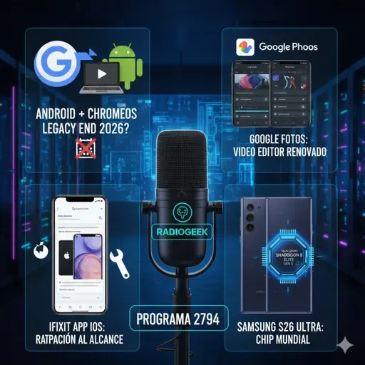 Radiogeek 2794 - Las Chromebook se pueden quedar sin soporte