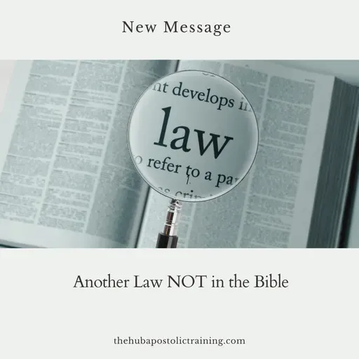 Another Law Not In the bible