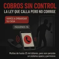 Cobros sin control: la ley que calla, pero no corrige