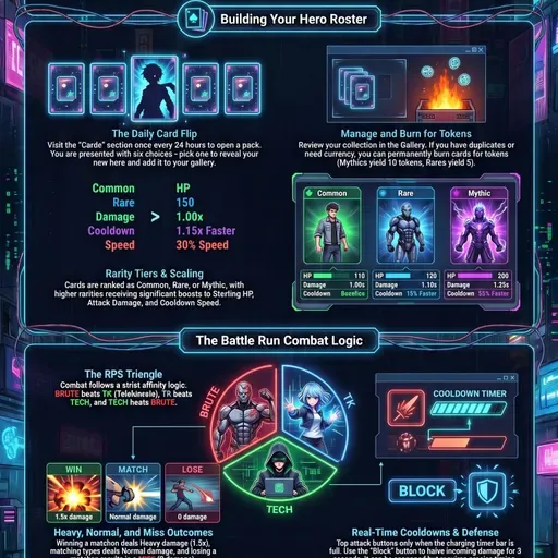BATTLE RUN: Real-time JRPG-style Card combat, ON YOUR PHONE!