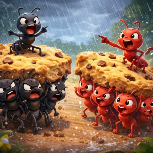 Bedtime Stories: The Black Ants and Red Ants🐜