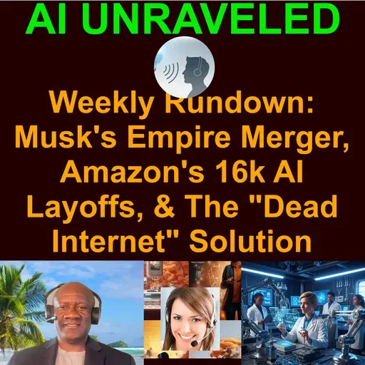 AI Business and Development Weekly Rundown Jan 25th – Feb 1st, 2026: Musk's Empire Merger, Amazon's 16k AI Layoffs, & The "Dead Internet" Solution