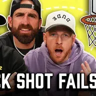 Dude Perfect Reacts to Fan Trick Shot Fails, College Football & NFL Playoff Predictions